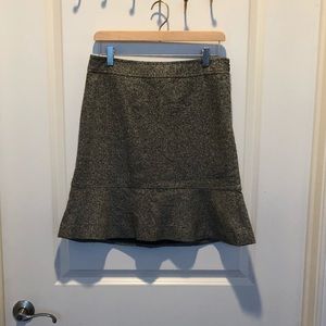 Ann Taylor LOFT Grey Tweed Skirt